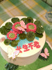 荷塘 荷花 裱花蛋糕 商品缩略图1