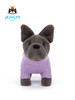 Jellycat 紫色毛线衫法国斗牛犬 17cm 商品缩略图1