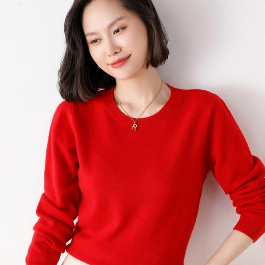 【蒙尚妃】品质超绝，超百搭~100%纯羊毛经典圆领羊毛衫【部分网点停运】 商品图13