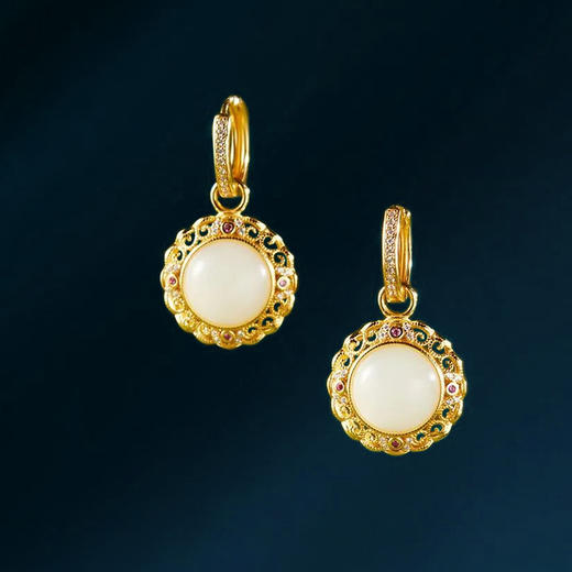 【预售】和田白玉与金属的结合 素洁典雅，温润柔和，多款可选 商品图6