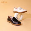 Safiya/索菲娅2023秋新款防滑平底蝴蝶结一脚蹬真皮单鞋 SF33112035 商品缩略图3