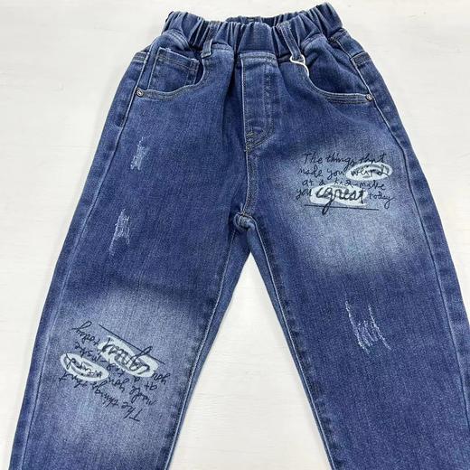 【2023新款】木佑果 秋MR876男中童牛仔长裤F230810 商品图4