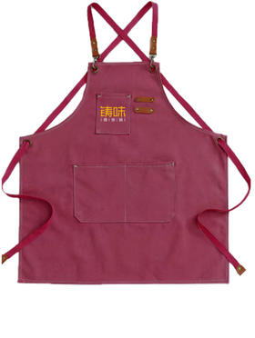 铸味配件 | 加厚纯棉帆布围裙厨房做饭工作服