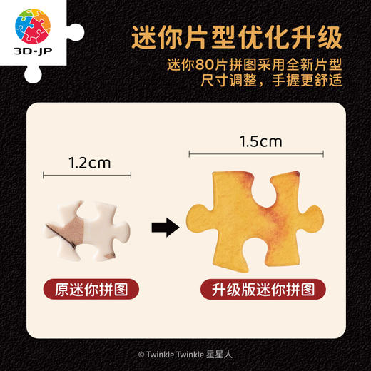 80片 迷你拼图 盲盒系列 Q1133 TwinkleTwinkle星星人-下午茶童话系列 商品图2