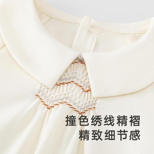 【商场同款】英氏儿童T恤女宝宝羊毛套头衫休闲上装 商品图2