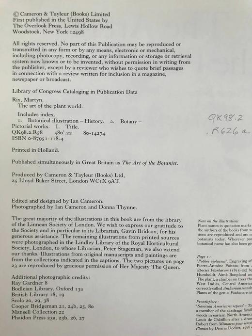植物世界的艺术 64幅彩色250幅黑白插图 精装大16开 商品图4