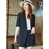 休闲简约西装外套套装女2023夏季新款气质时尚百搭减龄西服两件套 商品缩略图1