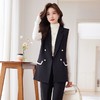 韩版西装马甲小脚裤套装女2023秋季新款背心马夹西服炸街两件套女 商品缩略图1