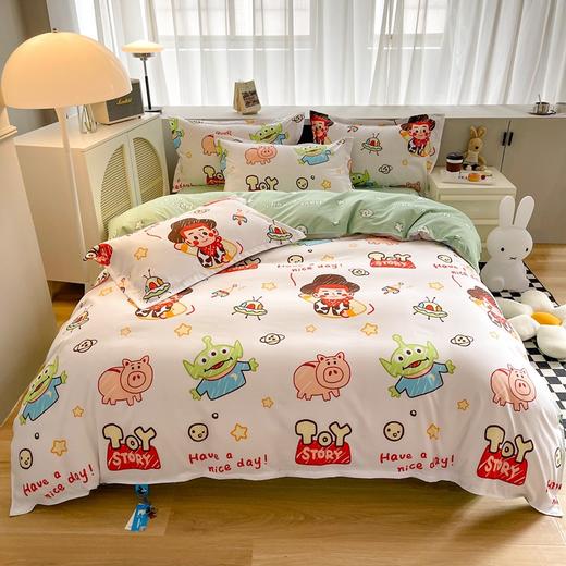 【迪士尼正版授权！卡通水洗棉四件套】儿童卡通水洗棉四件套，亲肤舒适，学生宿舍床单款三件套。ry  商品图10