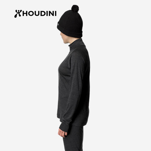 HOUDINI胡丁尼 Activist Turtleneck 积极女美利奴羊毛长袖打底衫 130054 商品图1