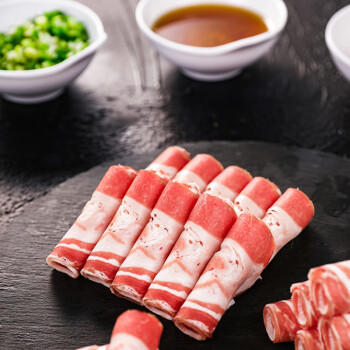 东来顺 内蒙古羔羊原切羊肉卷300g 火锅羊肉片 清真中华老字号 商品图3