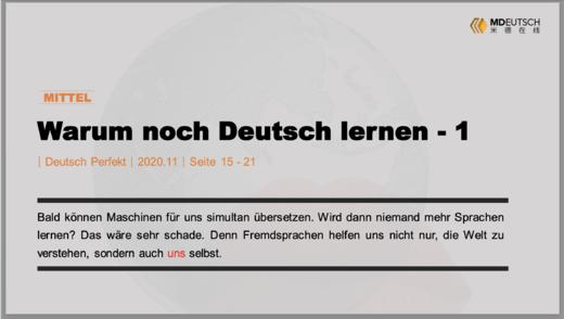 Warum noch Deutsch lernen-1丨M 商品图0