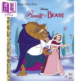 【中商原版】Beauty and the Beast 小金书 美女与野兽 经典迪士尼童话故事书 儿童绘本故事图画书 英文原版进口图书