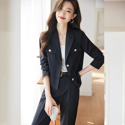 短款西装外套女小个子早秋2023新款高级感炸街时尚西服套装女气质 商品图2