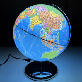 20cm双AR灯光炫影地球仪 【赠送中国+世界地理地图】