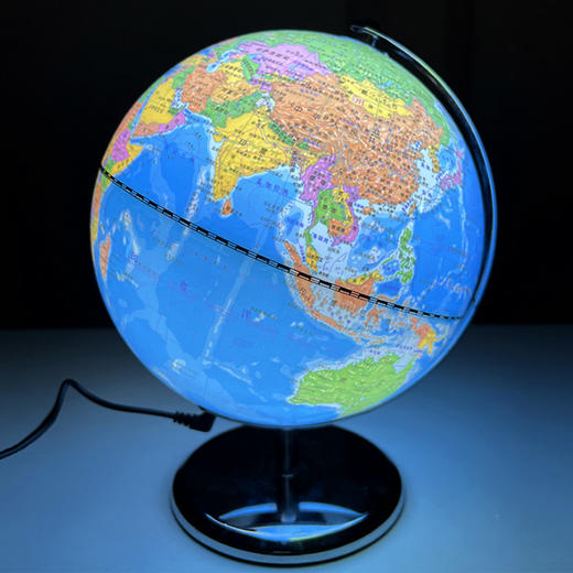 20cm双AR灯光炫影地球仪 【赠送中国+世界地理地图】 商品图0