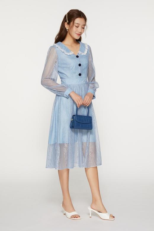 Le Malene 复古收腰连衣裙 9410 商品图0