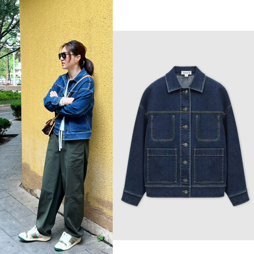 小禾1：1品质款｜尖货 显瘦合身款长袖牛仔外套【包邮+三天无理由退huan】