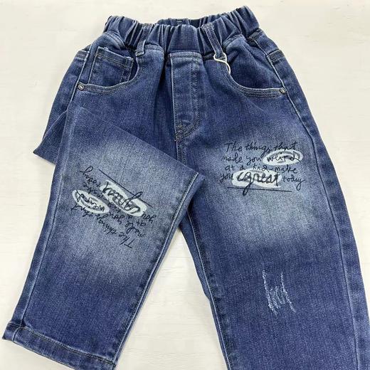 【2023新款】木佑果 秋MR876男中童牛仔长裤F230810 商品图3