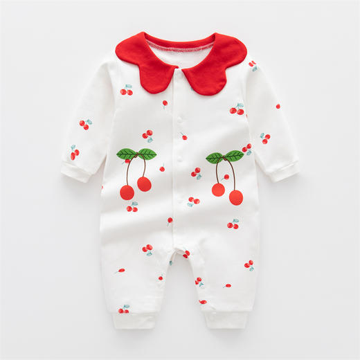 婴儿连体衣女宝宝秋装男童纯棉衣服哈衣春秋爬服2睡衣3新生儿0岁1 商品图3