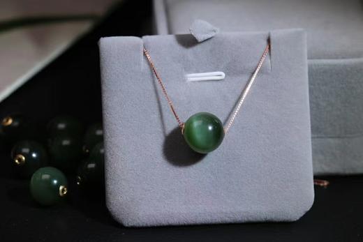 碧玉猫眼 圆珠 商品图0