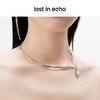 lost in echo原创设计师款轻奢百搭高级感水滴坠流线项链配饰吊坠 商品缩略图3