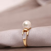 美裕 金18K海水珍珠戒指 8-8.5mm白 95381 商品缩略图5