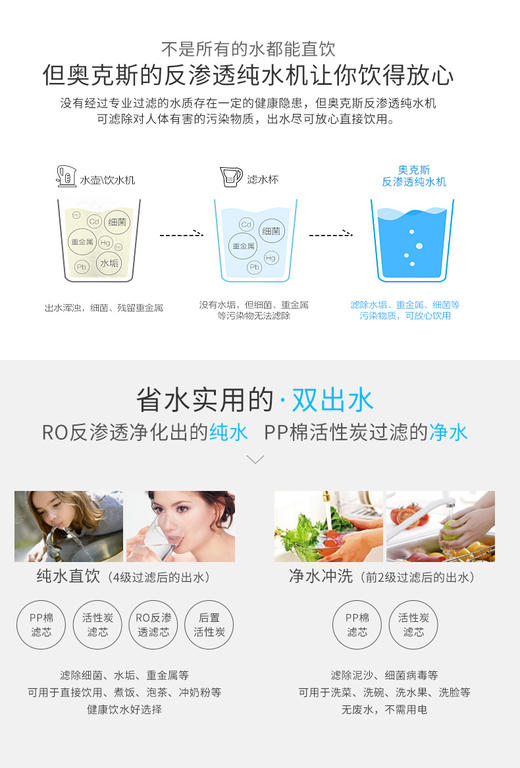 奥克斯净水A4/100G直饮水 商品图5