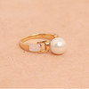美裕 金18K海水珍珠戒指 8-8.5mm白 95381 商品缩略图2