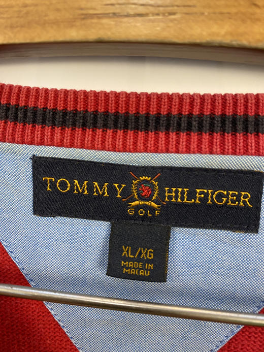 90年代 Vintage Tommy Hilfiger GOLF 高尔夫系列 澳门制 针织毛衣 _SWT(XL) 商品图2