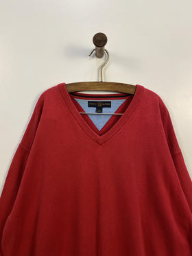 90年代 Vintage Tommy Hilfiger GOLF 高尔夫系列 澳门制 针织毛衣 _SWT(XL)