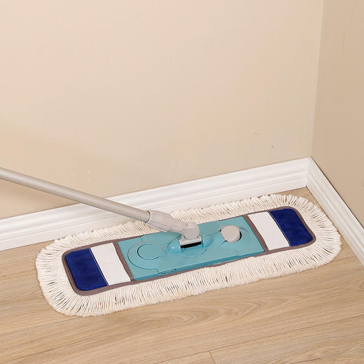 【套布款】美丽雅棉线拖把套布式平板地拖大号尘推家用木地板墩布纤维布两用60型 商品图5