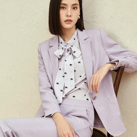 玳莎收腰显瘦西装女2023年秋季新款气质通勤职业装修身一粒扣外套  DC37303