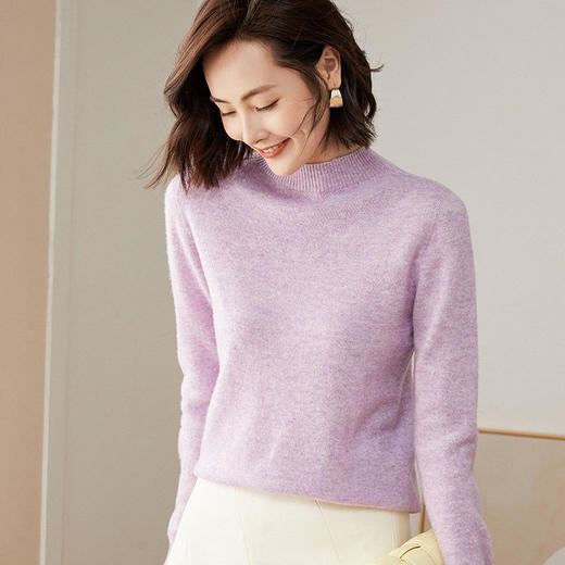 【69元/件】纯羊毛衫一线成衣打底衫 轻盈蓬松内核高奢 零压力感穿出好身材 商品图2