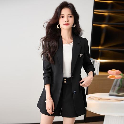 西装套装女2023新款秋季时尚气质单排扣修身显瘦女神高级感两件套 商品图1