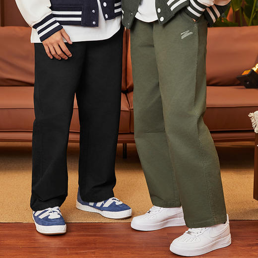 有志者UZIS美式运动长裤男篮球跑步直筒裤休闲宽松复古工装裤坚毅 商品图2