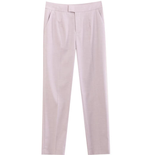 玳莎九分西装裤女2023年秋季新款锥形休闲裤优雅直筒小个子正装裤 DC36304 商品图4