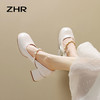 ZHR蝴蝶结玛丽珍小皮鞋百搭夏季鞋子女鞋高跟鞋女不累脚法式单鞋 商品缩略图4