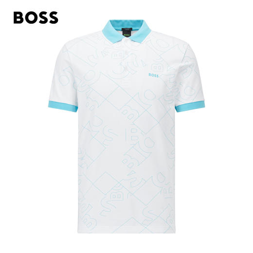 HUGO BOSS POLO男  50466970-100 白色 商品图0