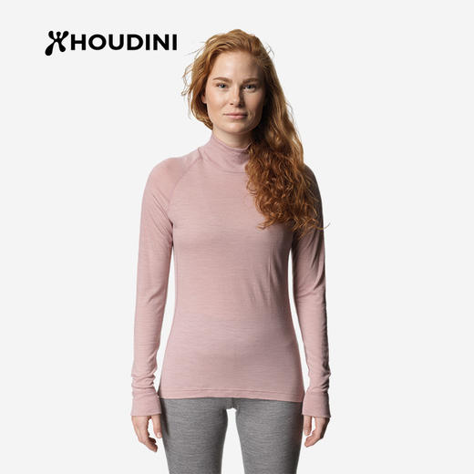 HOUDINI胡丁尼 Activist Turtleneck 积极女美利奴羊毛长袖打底衫 130054 商品图3