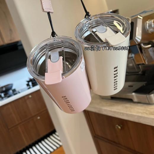 杯具熊｜咖啡随手杯，可拆吸管保温保冷，316不锈钢430ML保温杯 商品图7