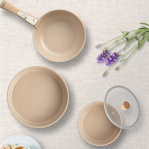 韩国ASU三件套（奶锅18cm+汤锅20cm+煎锅26cm） 商品图3