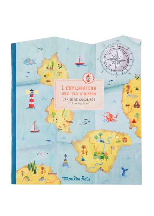 法国 Moulin Roty 填色活动册（含转移贴纸） 农场大家庭/小时光/花园/探索/春天 商品图7