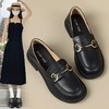 ZHR乐福鞋2023新款英伦风jk小皮鞋一脚蹬单鞋韩版百搭ins女鞋 商品缩略图0
