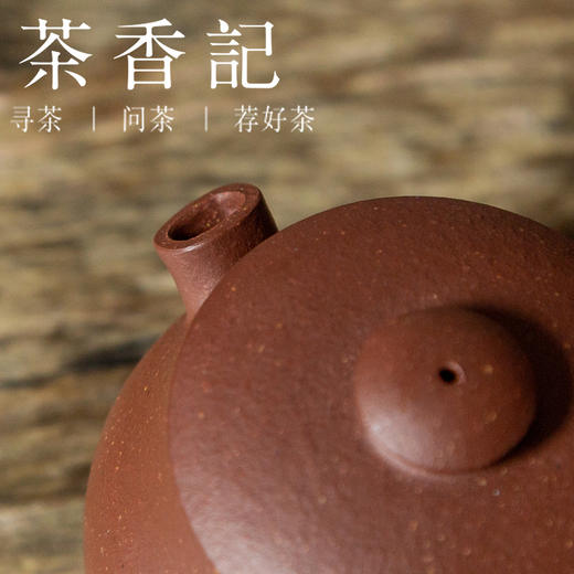 茶香记 紫砂壶 红降坡引古巨轮 汉砖佛造像 观自在 具轮珠 茶壶 商品图3