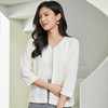 东黎 • 小山羊绒女士秋冬圆领宽松气质短款开衫 3103 商品缩略图0