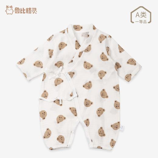 【A类纯棉！婴儿秋装生儿连体衣】宝宝长袖系带和尚服，春秋新款A类纯棉家居爬服lish 商品图10