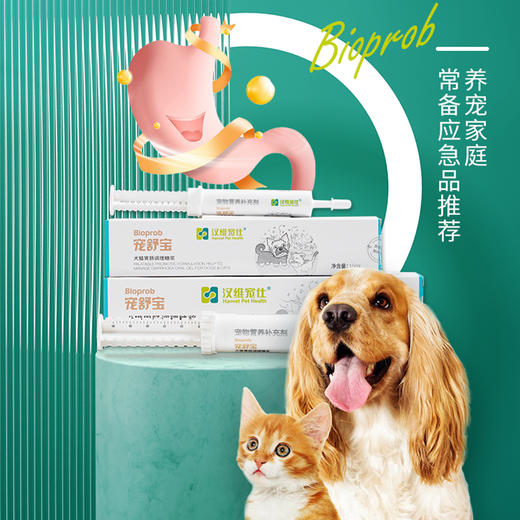 汉维宠仕宠舒宝犬猫肠胃调理止泻糖浆宠物腹泻拉稀肠胃消化不适 商品图4