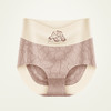 秋冬新品高腰收腹蕾丝内裤女士大码冰丝性感包臀无痕提臀三角裤头 商品缩略图6