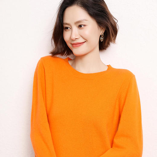 【蒙尚妃】品质超绝，超百搭~100%纯羊毛经典圆领羊毛衫【部分网点停运】 商品图0